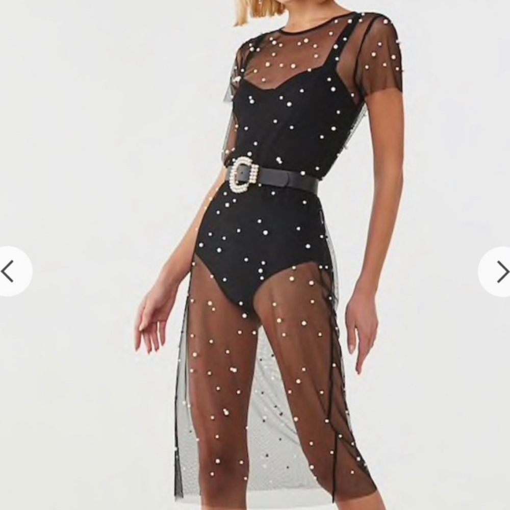 Sheer Pearl Dress